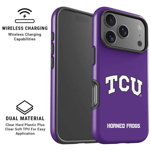 Texas Christian University TCU Horned Frogs iPhone 17 Pro Magsafe Impact Case