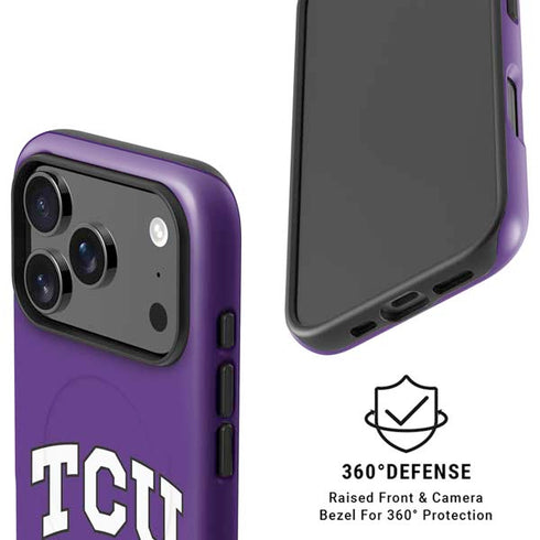 Texas Christian University TCU Horned Frogs iPhone 17 Pro Max Magsafe Impact Case