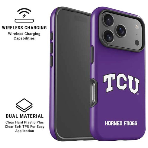 Texas Christian University TCU Horned Frogs iPhone 17 Pro Max Magsafe Impact Case