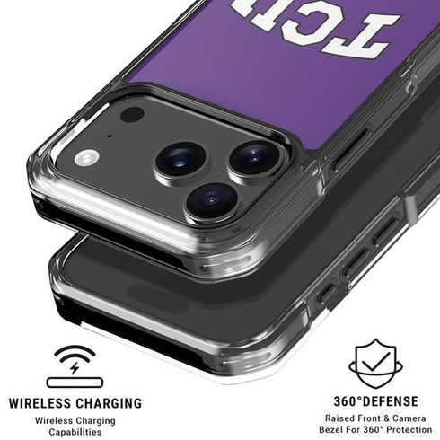 Texas Christian University TCU Horned Frogs iPhone 18 Pro Clear Case