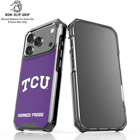 Texas Christian University TCU Horned Frogs iPhone 18 Pro Clear Case