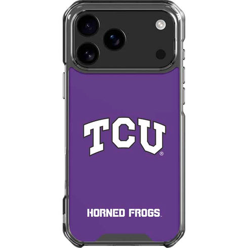 Texas Christian University TCU Horned Frogs iPhone 18 Pro Max Clear Case