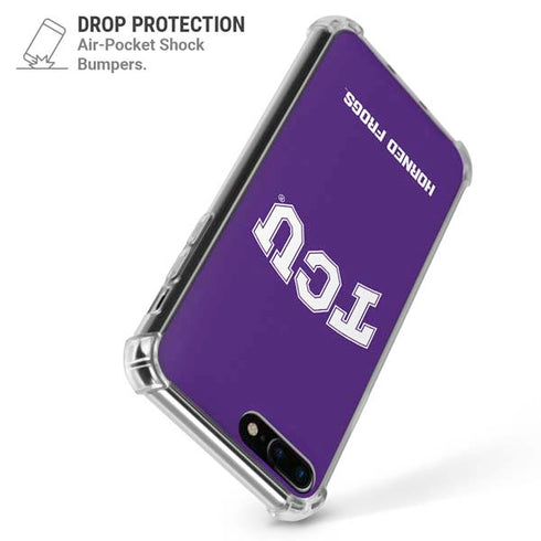 Texas Christian University TCU Horned Frogs iPhone 7/8 Plus Clear Case