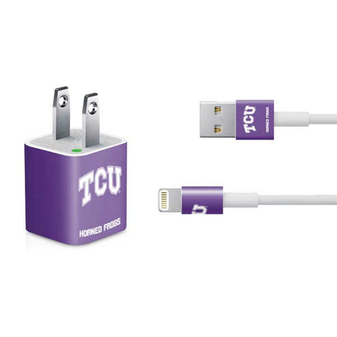Texas Christian University TCU Horned Frogs iPhone Charger (5W USB) Skin