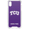 Texas Christian University TCU Horned Frogs iPhone XS Clear Case