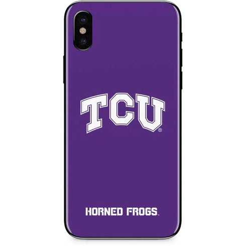 Texas Christian University TCU Horned Frogs iPhone XS Max Skin