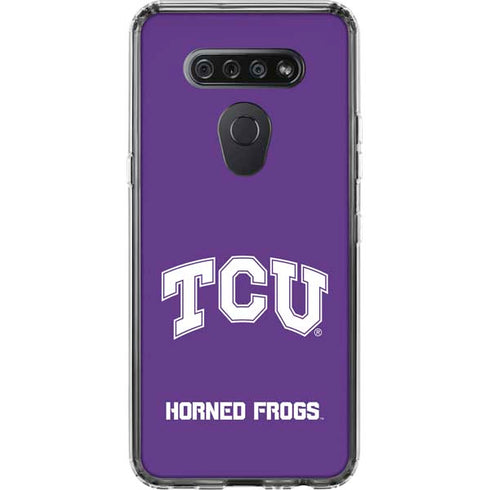 Texas Christian University TCU Horned Frogs LG K51/Q51 Clear Case