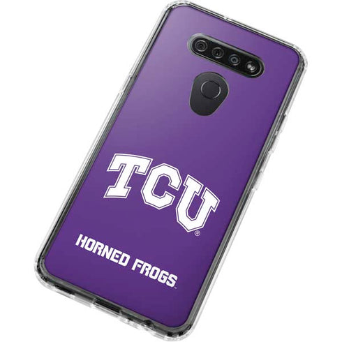Texas Christian University TCU Horned Frogs LG K51/Q51 Clear Case
