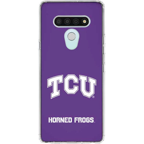 Texas Christian University TCU Horned Frogs LG Stylo 6 Clear Case