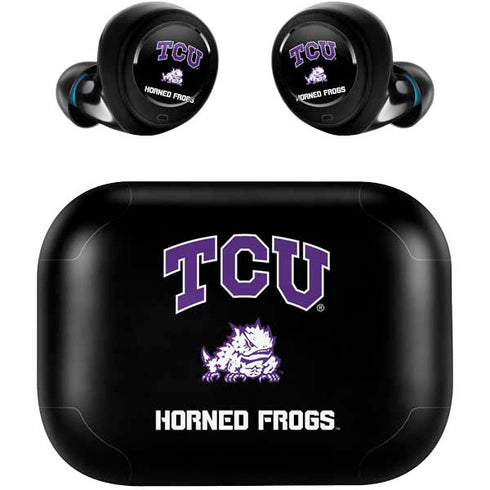 Texas Christian University TCU Horned Frogs Logo Amazon Echo Buds Skin