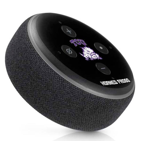Texas Christian University TCU Horned Frogs Logo Amazon Echo Dot Skin