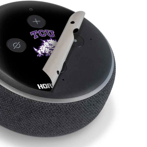 Texas Christian University TCU Horned Frogs Logo Amazon Echo Dot Skin