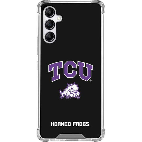 Texas Christian University TCU Horned Frogs Logo Galaxy A14 5G Clear Case