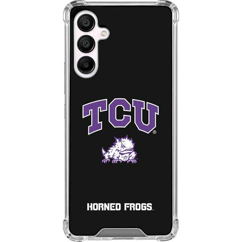 Texas Christian University TCU Horned Frogs Logo Galaxy A16 5G Clear Case