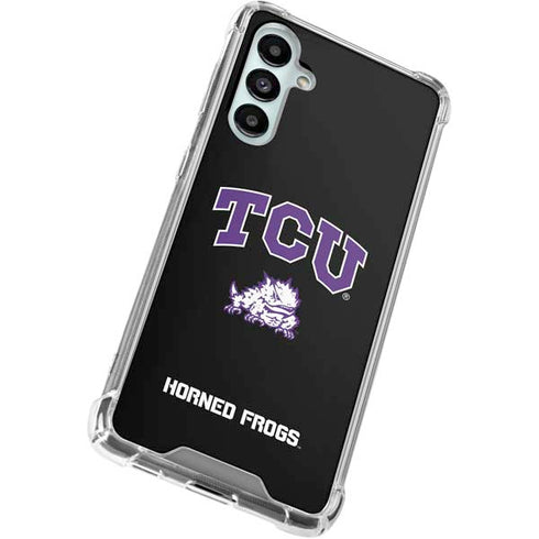 Texas Christian University TCU Horned Frogs Logo Galaxy A16 5G Clear Case