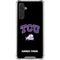 Texas Christian University TCU Horned Frogs Logo Galaxy A17 Clear Case