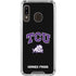 Texas Christian University TCU Horned Frogs Logo Galaxy A30 Clear Case