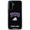 Texas Christian University TCU Horned Frogs Logo Galaxy A36 5G Clear Case