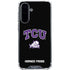 Texas Christian University TCU Horned Frogs Logo Galaxy A36 5G Clear Case