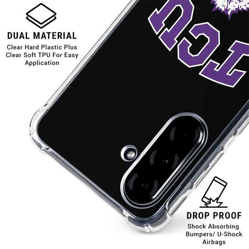 Texas Christian University TCU Horned Frogs Logo Galaxy A36 5G Clear Case