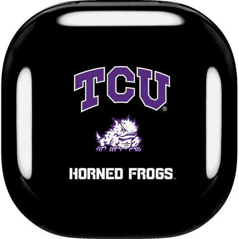 Texas Christian University TCU Horned Frogs Logo Galaxy Buds Live Skin