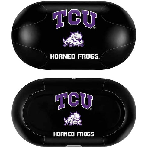 Texas Christian University TCU Horned Frogs Logo Galaxy Buds Plus Skin