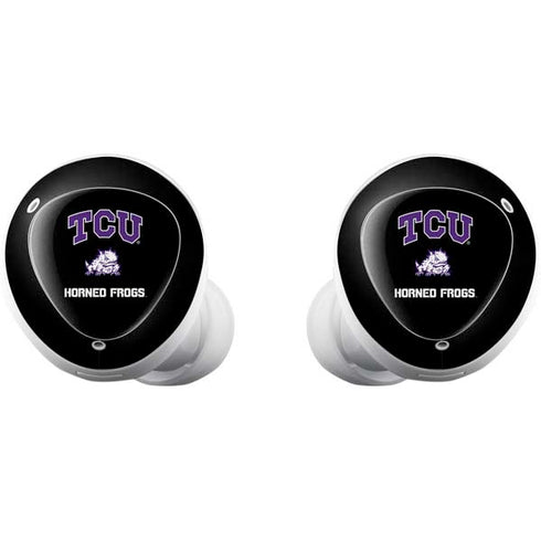 Texas Christian University TCU Horned Frogs Logo Galaxy Buds Plus Skin