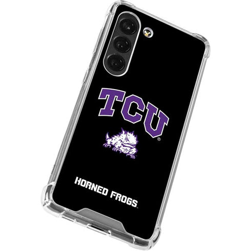 Texas Christian University TCU Horned Frogs Logo Galaxy S23 Clear Case
