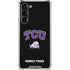 Texas Christian University TCU Horned Frogs Logo Galaxy S23 Plus Clear Case