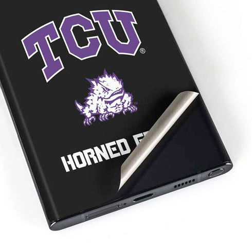 Texas Christian University TCU Horned Frogs Logo Galaxy Skins