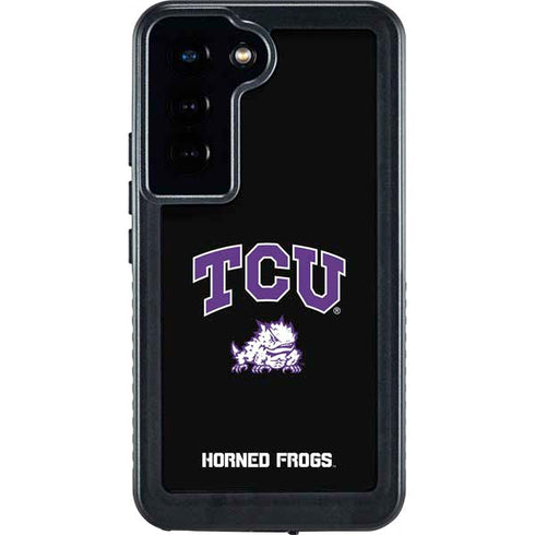 Texas Christian University TCU Horned Frogs Logo Galaxy S23 Waterproof Case