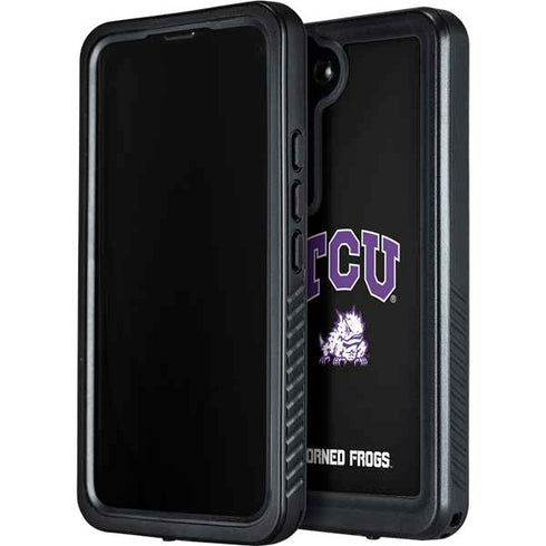 Texas Christian University TCU Horned Frogs Logo Galaxy S23 Waterproof Case