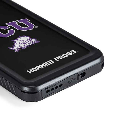Texas Christian University TCU Horned Frogs Logo Galaxy S23 Waterproof Case