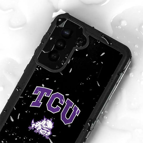 Texas Christian University TCU Horned Frogs Logo Galaxy S23 Waterproof Case