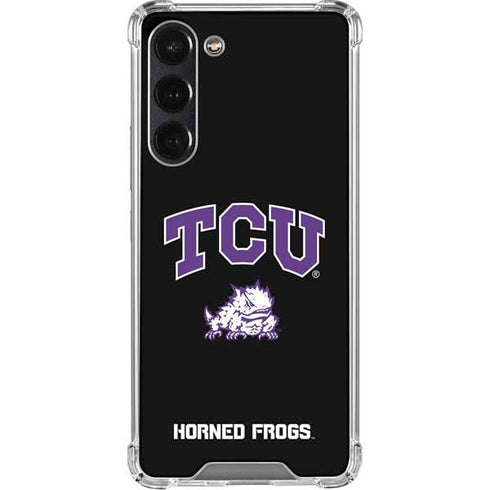 Texas Christian University TCU Horned Frogs Logo Galaxy S24 FE Clear Case