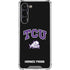 Texas Christian University TCU Horned Frogs Logo Galaxy S24 FE Clear Case