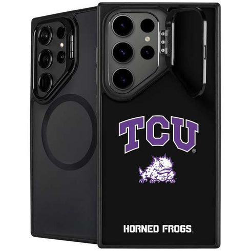 Texas Christian University TCU Horned Frogs Logo Galaxy S25 Ultra Kickstand Case