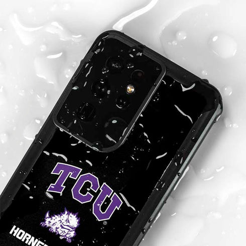 Texas Christian University TCU Horned Frogs Logo Galaxy S24 Ultra Waterproof Case