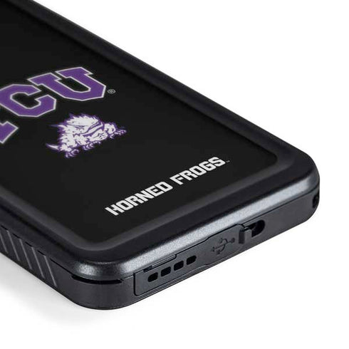 Texas Christian University TCU Horned Frogs Logo Galaxy S24 Waterproof Case