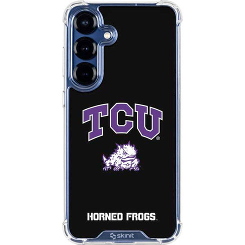 Texas Christian University TCU Horned Frogs Logo Galaxy S25 Plus Clear Case
