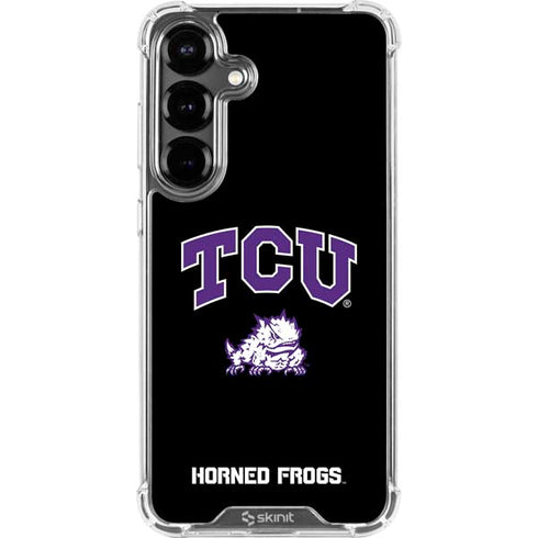 Texas Christian University TCU Horned Frogs Logo Galaxy S26 Clear Case