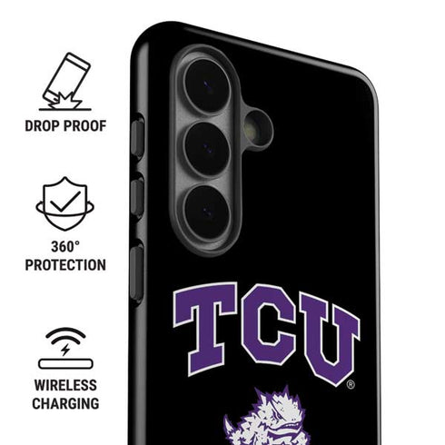 Texas Christian University TCU Horned Frogs Logo Galaxy S26 Impact Case