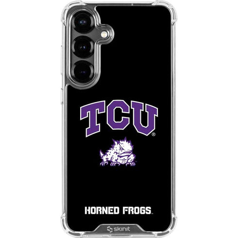 Texas Christian University TCU Horned Frogs Logo Galaxy S26 Plus Clear Case