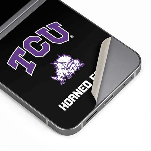 Texas Christian University TCU Horned Frogs Logo Galaxy Z Flip6 Skin