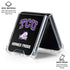 Texas Christian University TCU Horned Frogs Logo Galaxy Z Flip6 Clear Case
