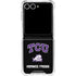 Texas Christian University TCU Horned Frogs Logo Galaxy Z Flip7 Clear Case