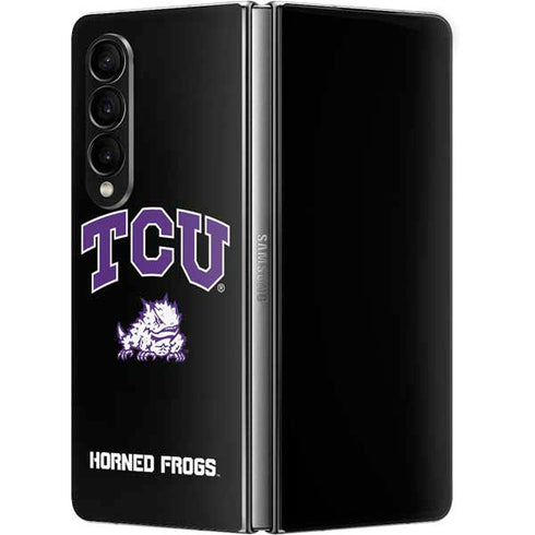 Texas Christian University TCU Horned Frogs Logo Galaxy Z Fold4 5G Skin