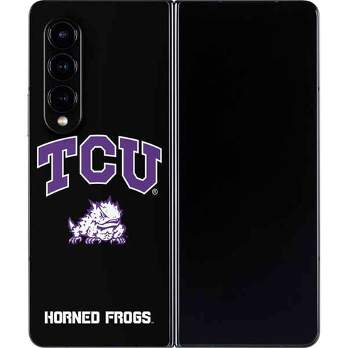 Texas Christian University TCU Horned Frogs Logo Galaxy Z Fold4 5G Skin