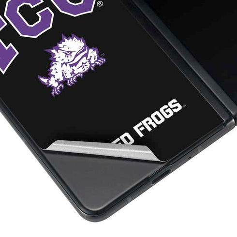 Texas Christian University TCU Horned Frogs Logo Galaxy Z Fold4 5G Skin