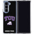 Texas Christian University TCU Horned Frogs Logo Galaxy Z Fold5 5G Clear Case